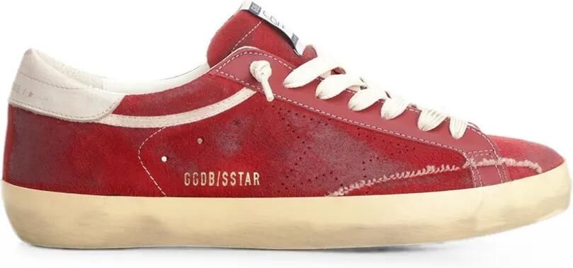 Golden Goose Super-Star suède sneakers Rood