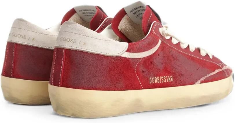 Golden Goose Super-Star suède sneakers Rood - Foto 4