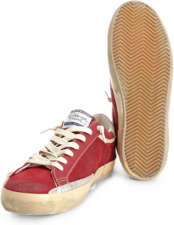 Golden Goose Super-Star suède sneakers Rood - Foto 3