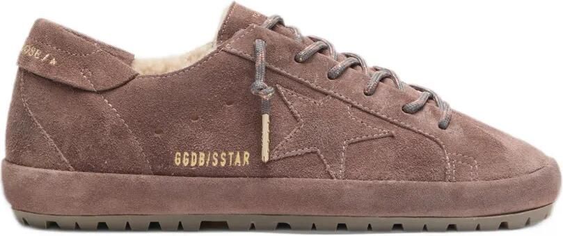Golden Goose Super Star suede-upper star-heel and foxing-shearling lininig Bruin