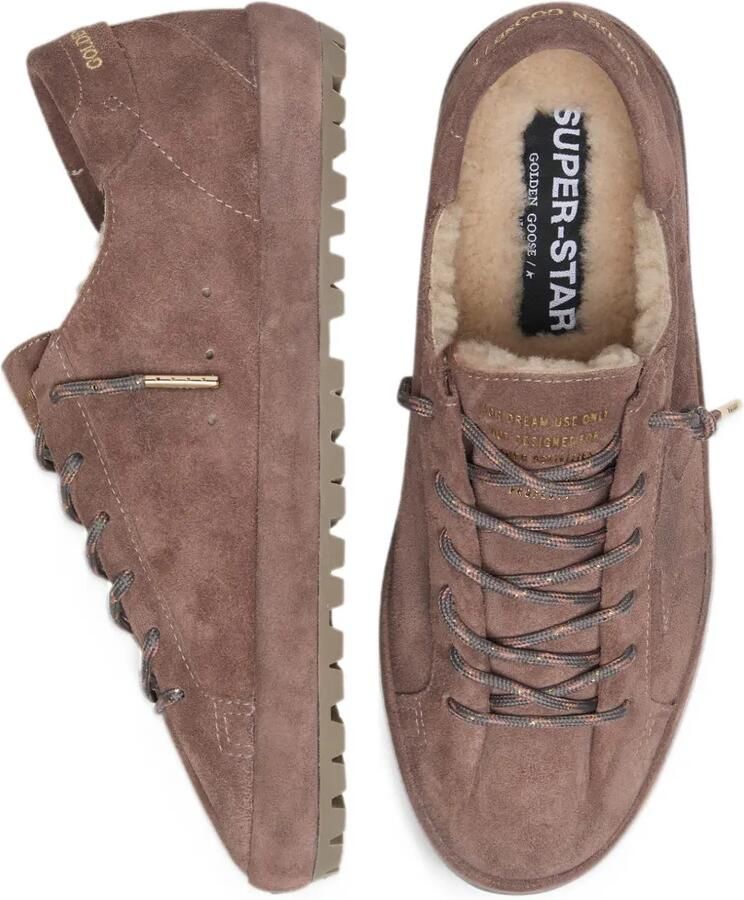 Golden Goose Super Star suede-upper star-heel and foxing-shearling lininig Bruin - Foto 2
