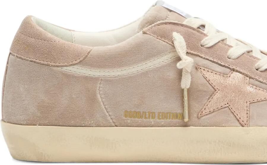 Golden Goose Super-Star velvet sneakers Beige - Foto 3