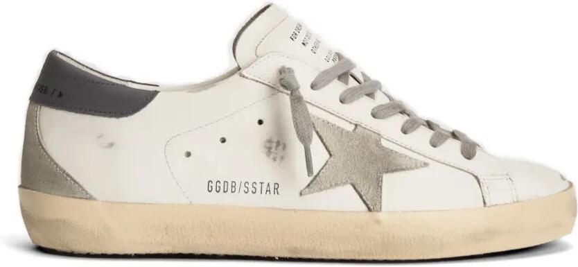 Golden Goose Superstar sneakers met gerafelde afwerking Beige