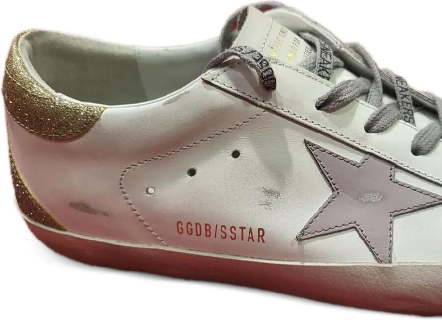 Golden Goose Superstar sneakers met glitterhak Wit - Foto 2