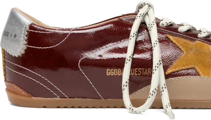 Golden Goose True-Star leren sneakers Rood - Foto 3