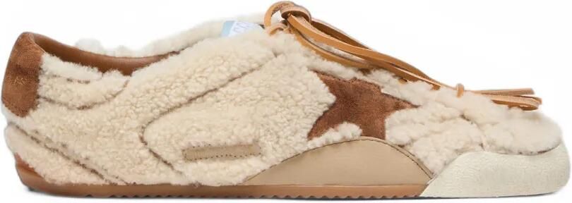 Golden Goose True Star shearling sneakers Beige