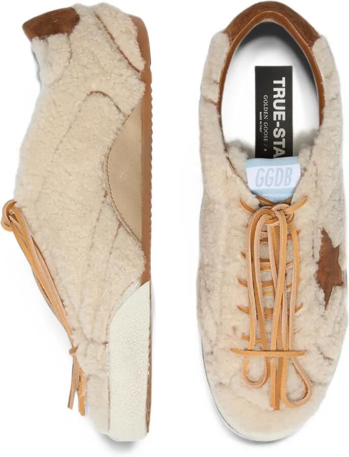 Golden Goose True Star shearling sneakers Beige - Foto 2