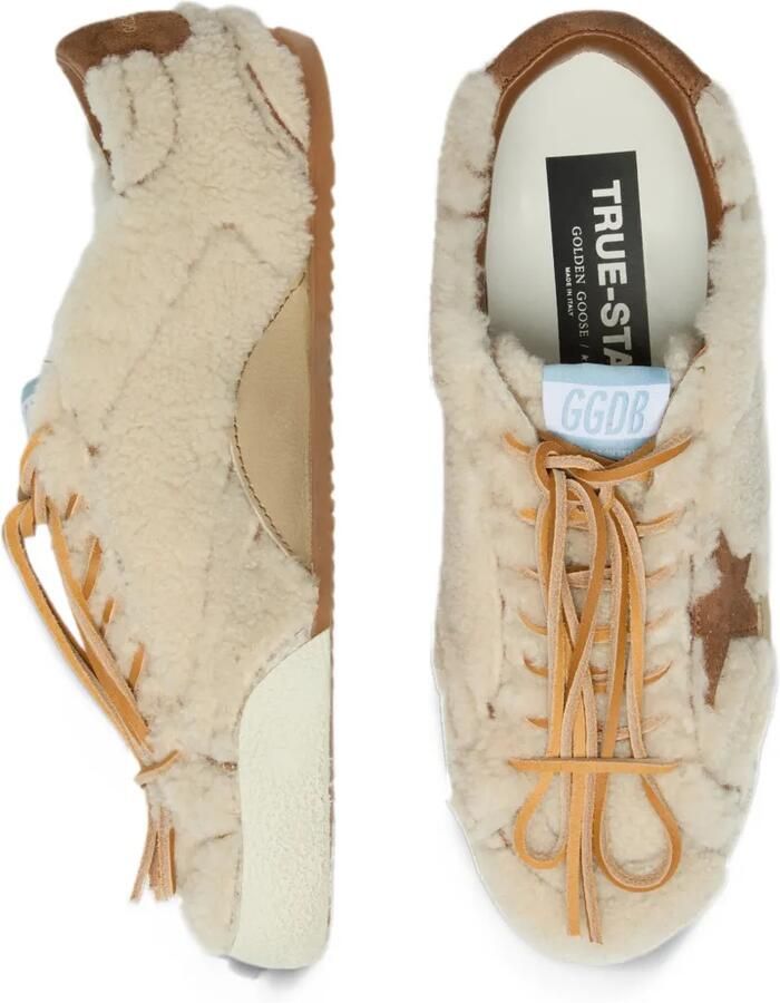 Golden Goose True-Star shearling sneakers Beige - Foto 2