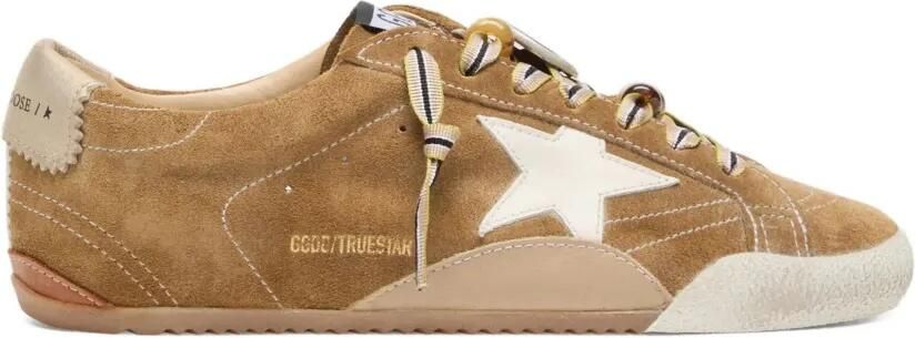 Golden Goose True-Star suède leren sneakers Bruin