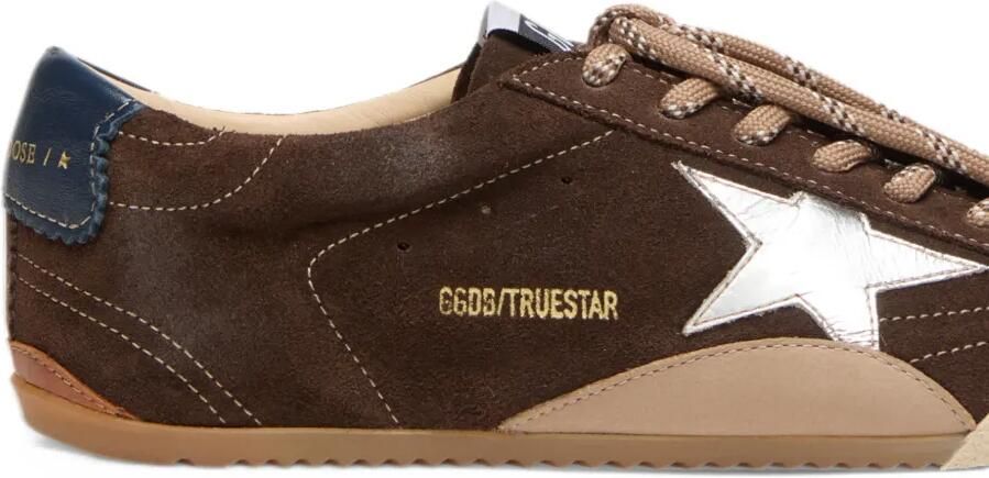 Golden Goose True Star suede-upper leather-star naplack-heel sneakers Bruin - Foto 2