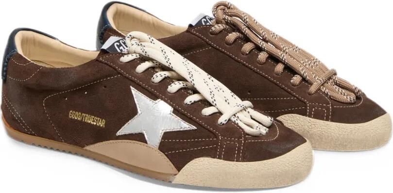 Golden Goose True Star suede-upper leather-star naplack-heel sneakers Bruin - Foto 3