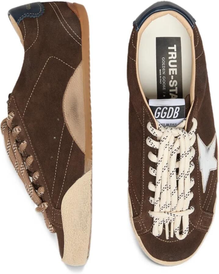 Golden Goose True Star suede-upper leather-star naplack-heel sneakers Bruin - Foto 2