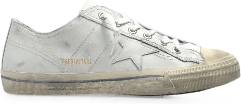 Golden Goose V-Star leren sneakers Wit