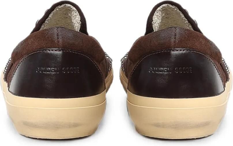 Golden Goose VCE leren sneakers met studs Bruin - Foto 2