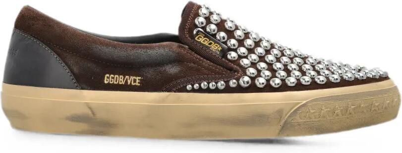 Golden Goose VCE sneakers met studs Bruin