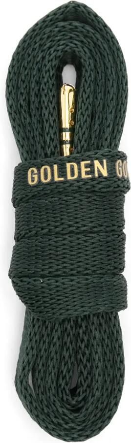 Golden Goose Veterschoenen met logoprint Groen