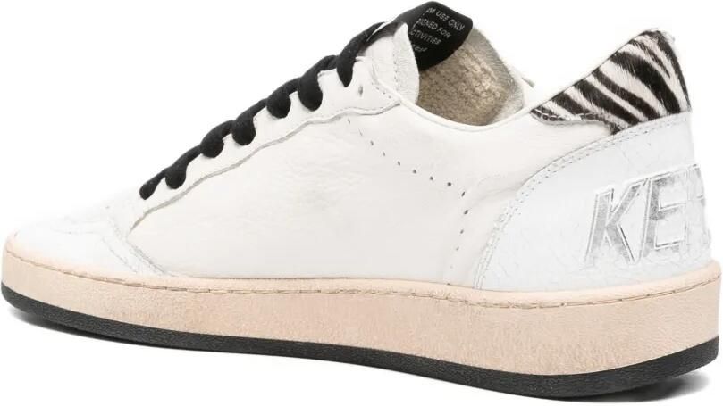 Golden Goose x Browns Ballstar sneakers met zebraprint Beige - Foto 3