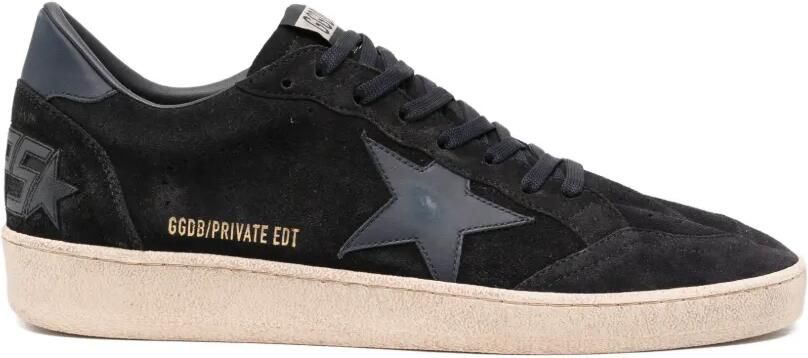 Golden Goose x Browns Ballstar suède sneakers Zwart