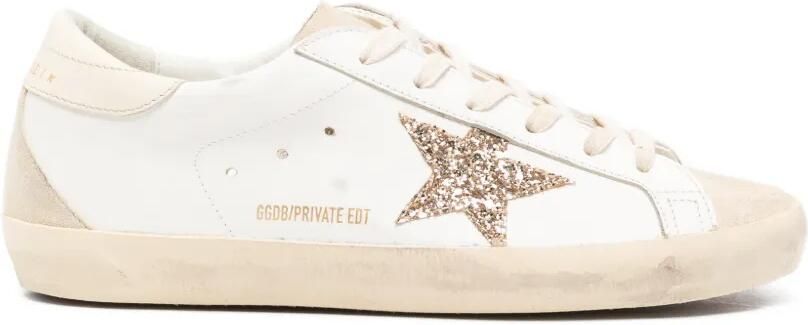 Golden Goose x Browns Superstar sneakers met glitters-patch Wit