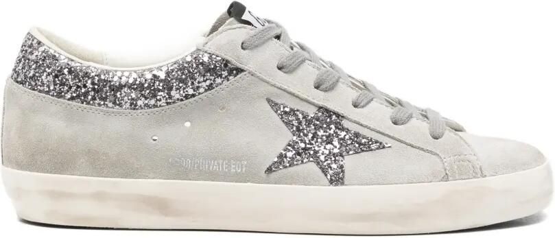 Golden Goose x Browns Superstar sneakers verfraaid met glitter Grijs