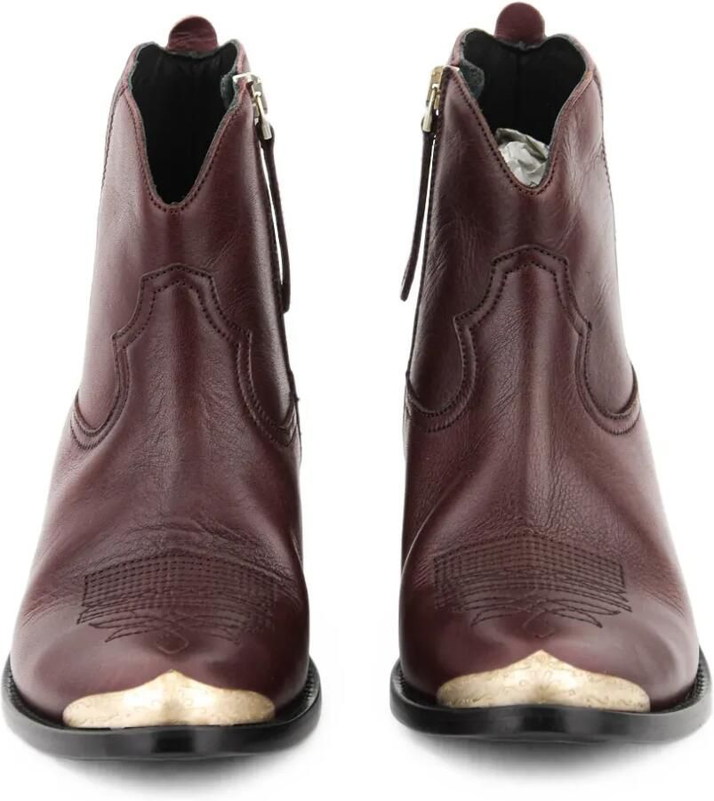 Golden Goose Young enkellaarzen met Western-stijl Rood - Foto 2