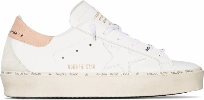 Golden Goose Hi Star leren sneakers Wit