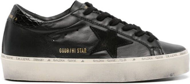 Golden Goose Hi Star leren sneakers Zwart