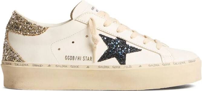 Golden Goose Hi-Star sneakers met plateauzool Wit