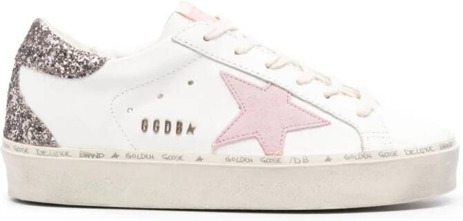 Golden Goose Hi Star sneakers met glitter Wit