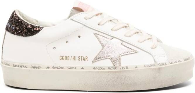 Golden Goose Hi Star sneakers met plateauzool Wit