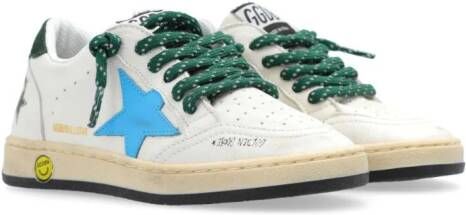 Golden Goose Kids Ball Star New leather sneakers Wit