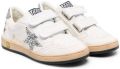 Golden Goose Kids Ball Stop sneakers met klittenband Wit - Wit