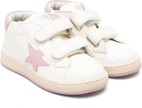 Golden Goose Kids Ballstar leren sneakers Wit