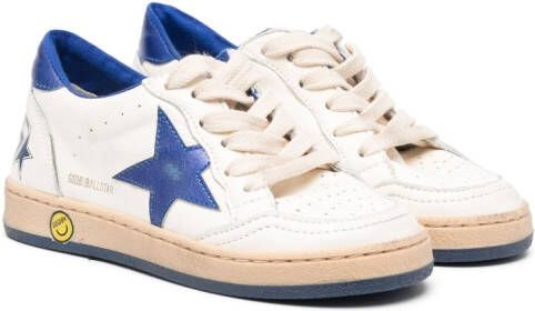 Golden Goose Kids Ballstar low-top sneakers Wit