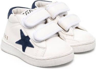 Golden Goose Kids June sneakers met klittenband Wit