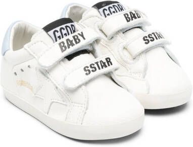 Golden Goose Kids Sokken en sneakers met logoprint Wit