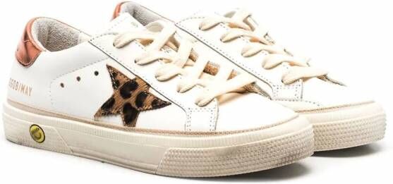 Golden Goose Kids May low-top sneakers Wit