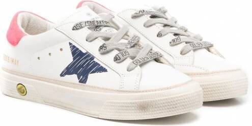 Golden Goose Kids May low-top sneakers Wit