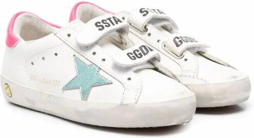 Golden Goose Kids Old School low-top sneakers Wit