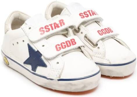 Golden Goose Kids Old School Young leren sneakers Wit