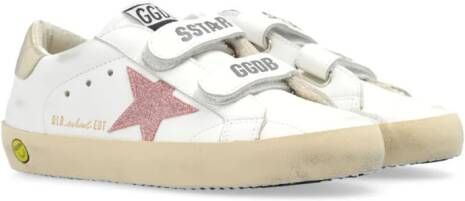 Golden Goose Kids Old School Young touch-strap sneakers Wit