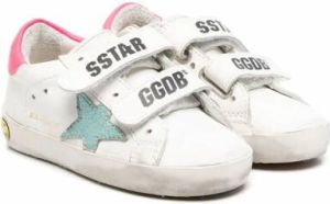 Golden Goose Kids Sneakers met klittenband Wit