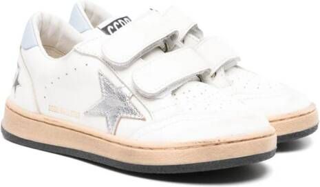 Golden Goose Kids Sneakers met klittenband Wit