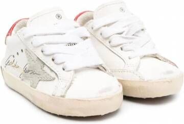 Golden Goose Kids Sneakers met logo Wit