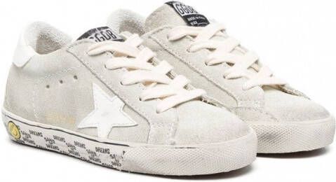 Golden Goose Kids Sneakers met logopatch Wit