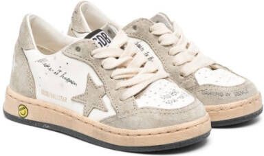 Golden Goose Kids Sneakers met logopatch Wit