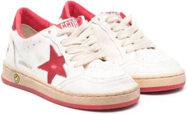 Golden Goose Kids Ball Star sneakers Wit