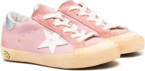 Golden Goose Kids Sneakers met sterpatch Roze