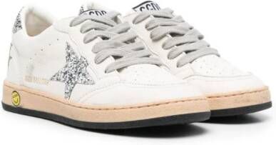 Golden Goose Kids Sneakers met sterpatch Wit