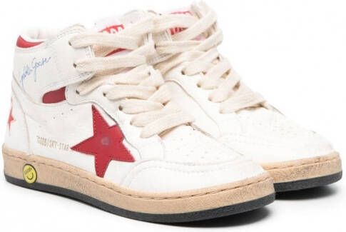 Golden Goose Kids High-top sneakers Wit